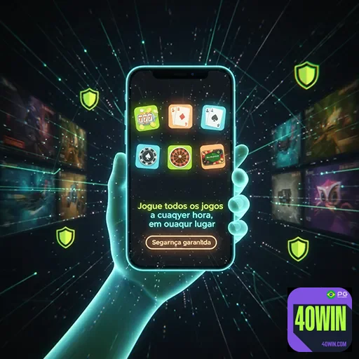 Tela de promoções regularese do cassino mobile na 40win