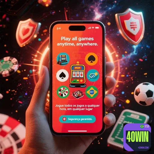 Pagamentos seguros e suporte dedicado em PT-BR - 40win