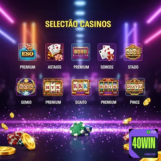 Imagem do site 40win mostrando os jogos e dicas de apostas esportivas confiáveis